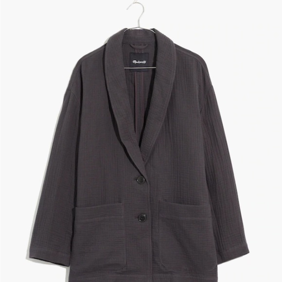 Madewell Jackets & Blazers - Madewell Lightspun Dorset Blazer- Color Coal. Size Medium